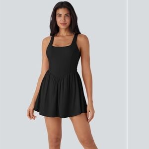 HALARA Black Mini Dress